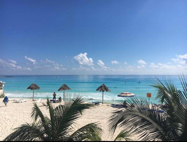 Studio Oceanfront Prime Location Cancun Bagian luar foto