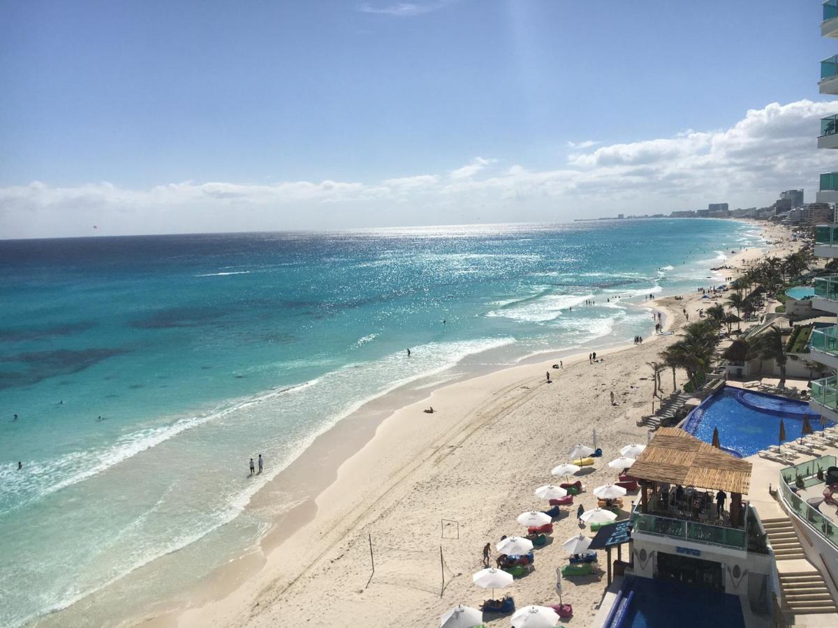 Studio Oceanfront Prime Location Cancun Bagian luar foto